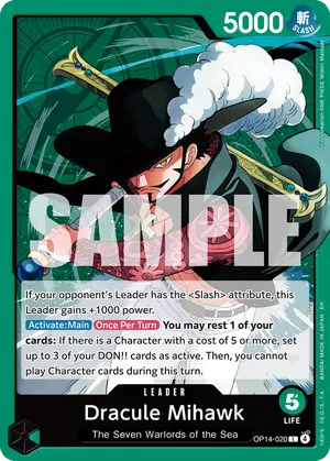 Carta Dracule Mihawk OP14-020