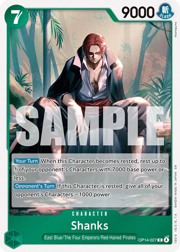 Carta Shanks OP14-027