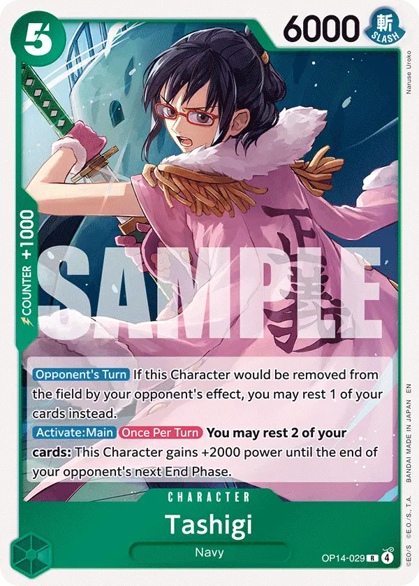 Tashigi OP14-029 card