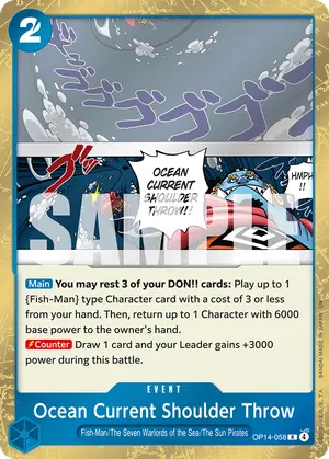 Carta Ocean Current Shoulder Throw OP14-058