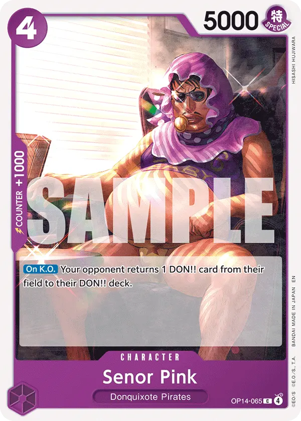 Carta Senor Pink OP14-065