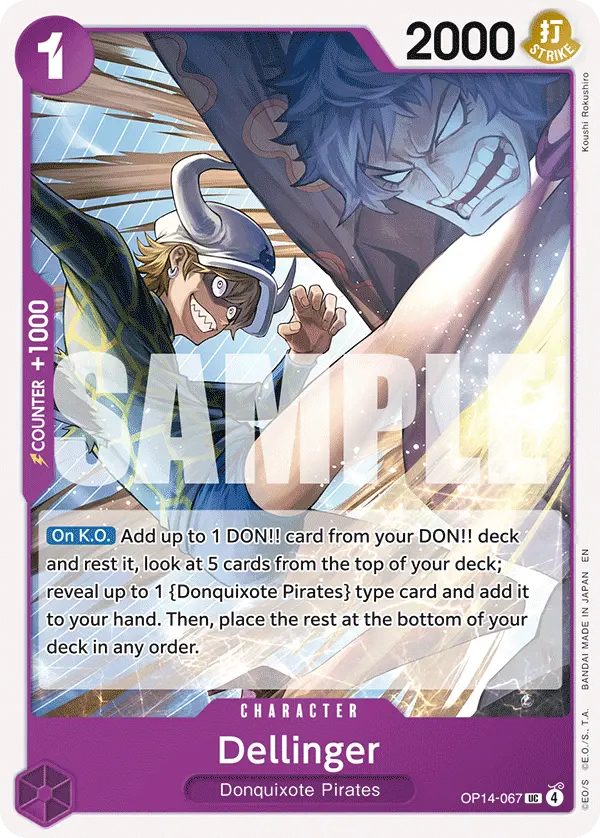 Carta Dellinger OP14-067