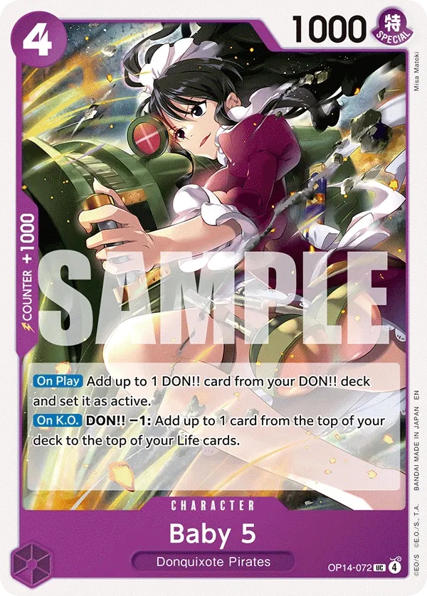 Baby 5 OP14-072 card