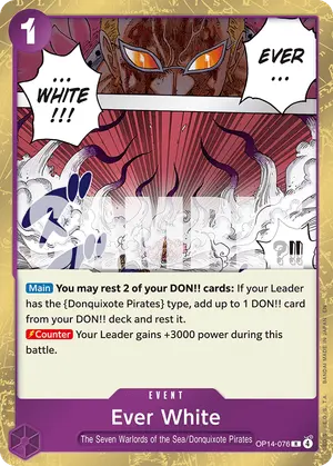 Carta Ever White OP14-076