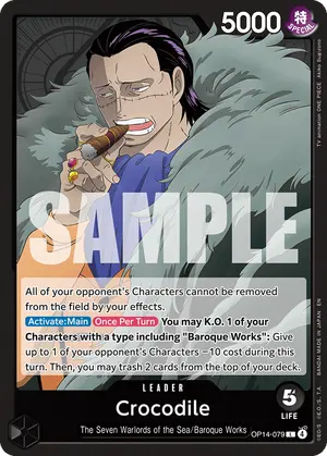 Carta Crocodile OP14-079