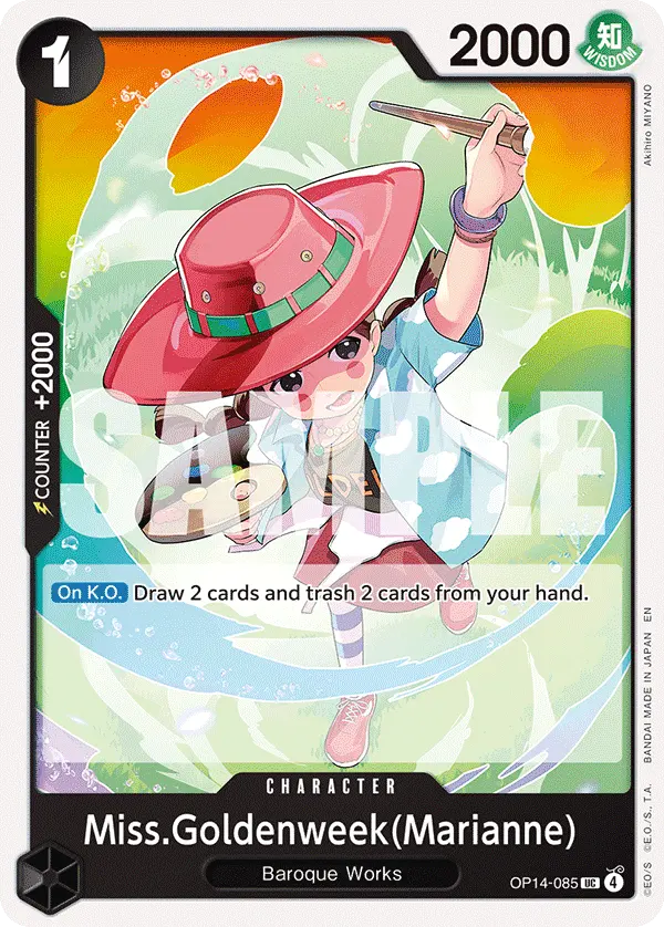 Carta Miss.Goldenweek(Marianne) OP14-085