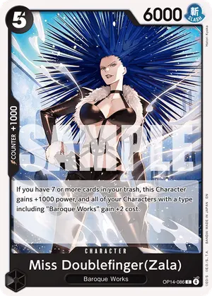 Carta Miss Doublefinger(Zala) OP14-086