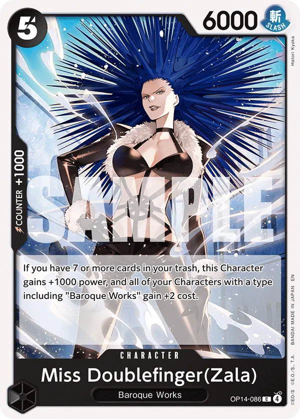 Carta Miss Doublefinger(Zala) OP14-086
