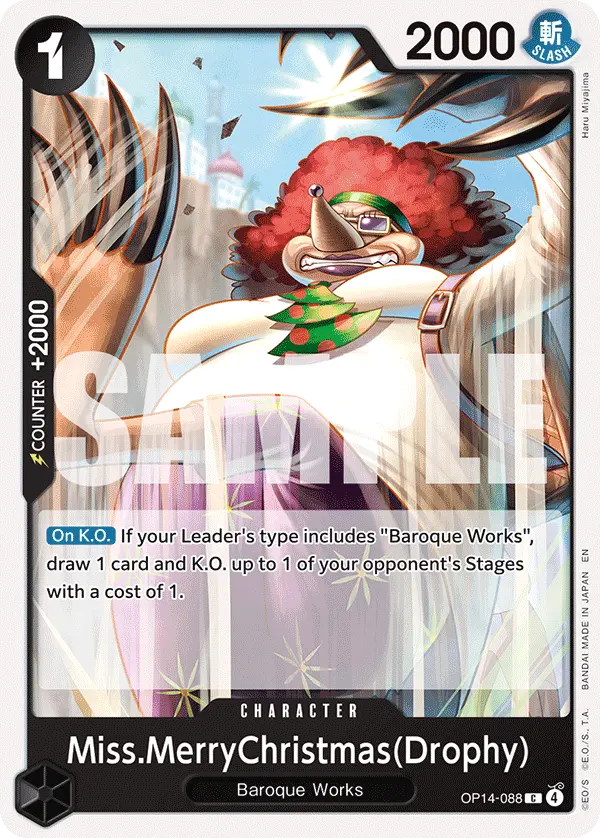 Carta Miss.MerryChristmas(Drophy) OP14-088