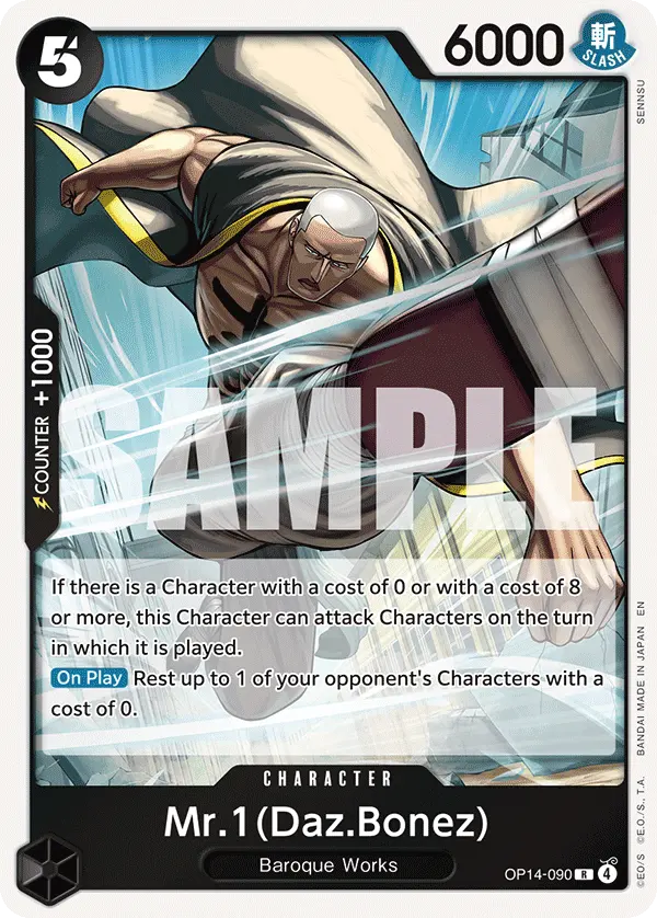 Carta Mr.1(Daz.Bonez) OP14-090