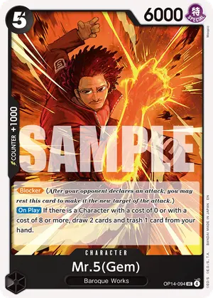 Carta Mr.5(Gem) OP14-094
