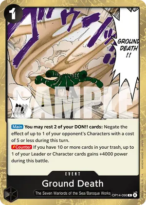 Carta Ground Death OP14-096