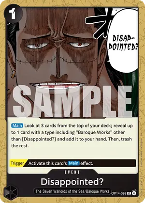 Carta Disappointed? OP14-099
