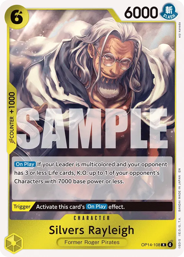 Carta Silvers Rayleigh OP14-108