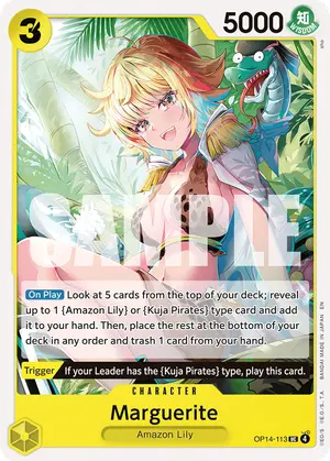 Carta Marguerite OP14-113
