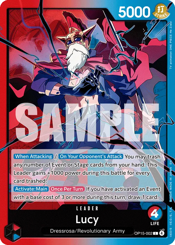 Carta Lucy OP15-002