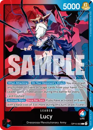 Carta Lucy OP15-002