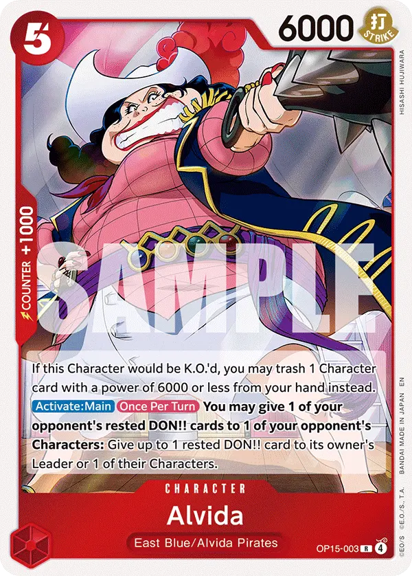 Alvida OP15-003 card