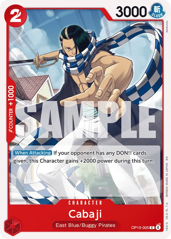 Carta Cabaji OP15-005