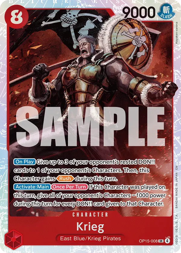 Carta Krieg OP15-008