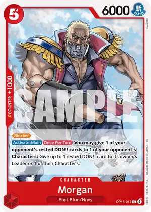 Carta Morgan OP15-017