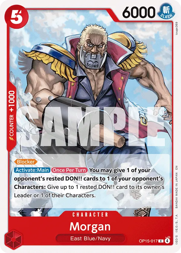 Morgan OP15-017 card
