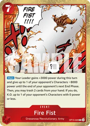 Carta Fire Fist OP15-020