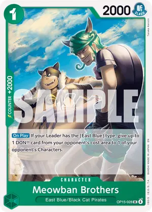 Carta Meowban Brothers OP15-028