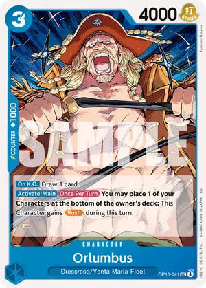 Carta Orlumbus OP15-041