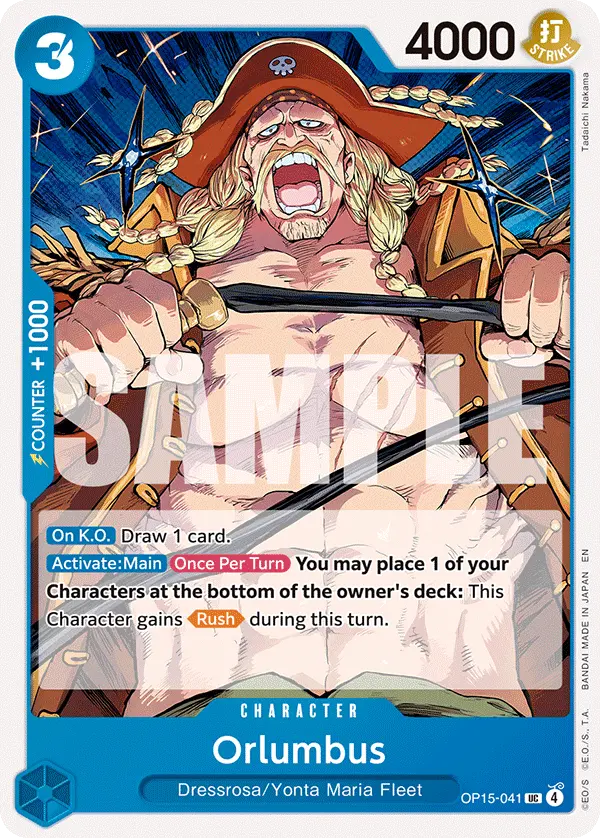 Carta Orlumbus OP15-041