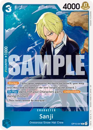 Carta Sanji OP15-047