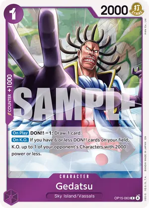 Carta Gedatsu OP15-063