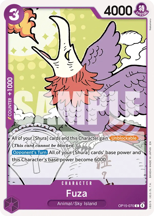Carta Fuza OP15-070