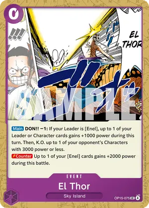 Carta El Thor OP15-075