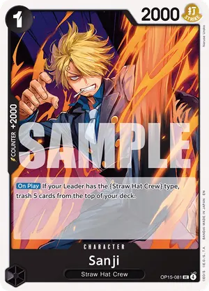 Carta Sanji OP15-081