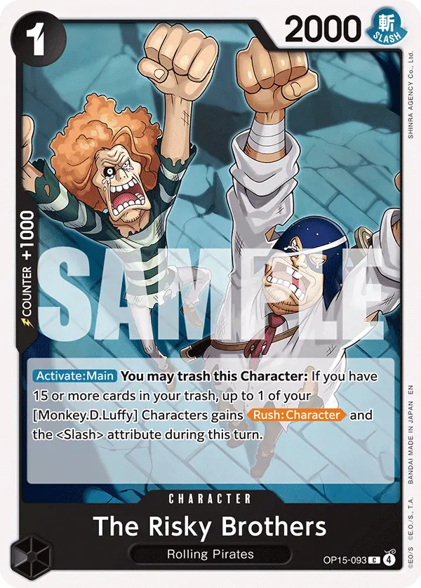 Carta The Risky Brothers OP15-093