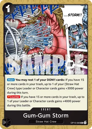 Carta Gum-Gum Storm OP15-095