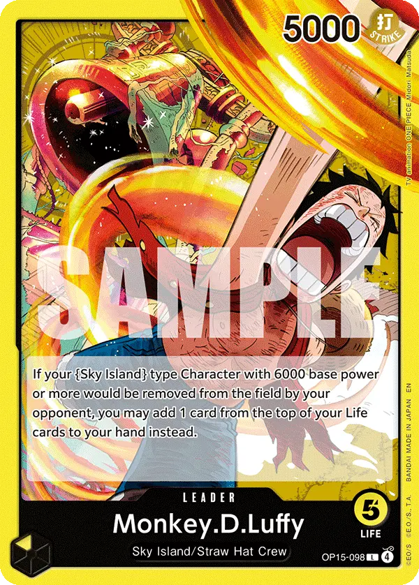 Monkey.D.Luffy OP15-098 card