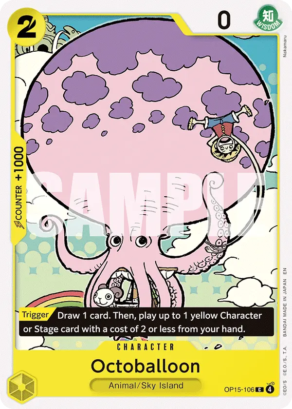 Carta Octoballoon OP15-106