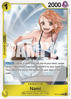 Carta Nami OP15-108