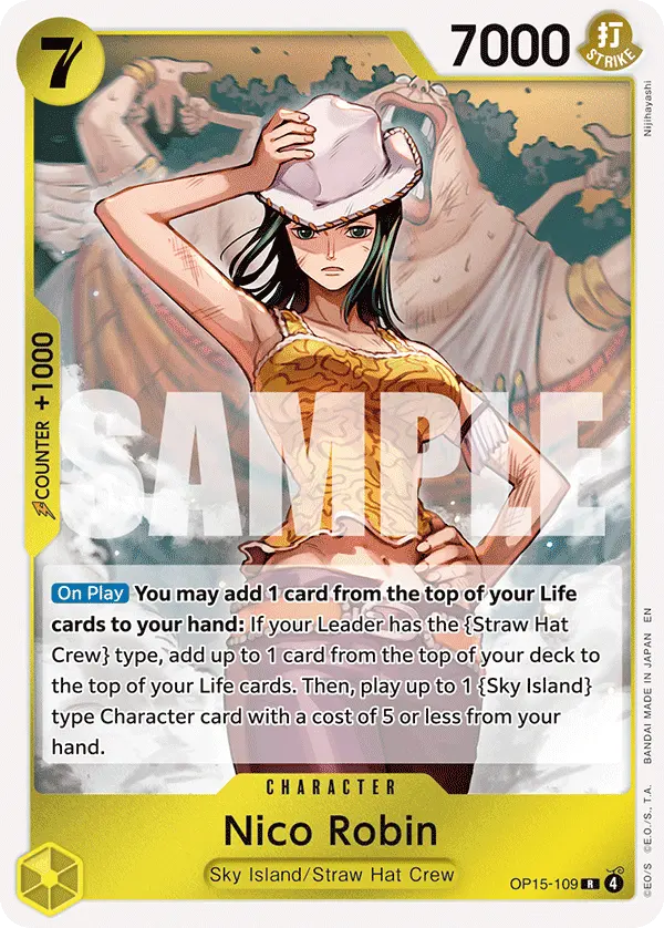 Nico Robin OP15-109 card