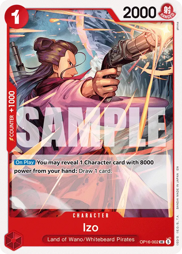 Carta Izo OP16-002