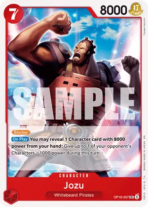 Carta Jozu OP16-007