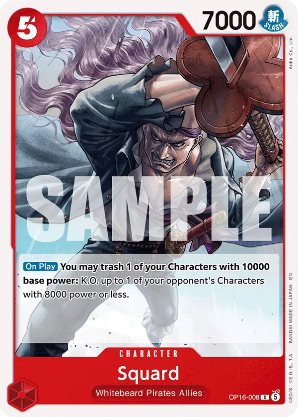 Carta Squard OP16-008