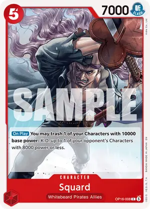 Carta Squard OP16-008