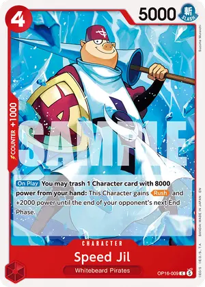 Carta Speed Jil OP16-009