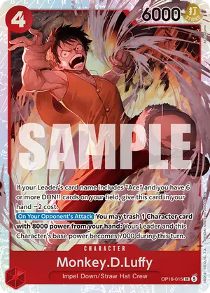 Carta Monkey.D.Luffy OP16-015