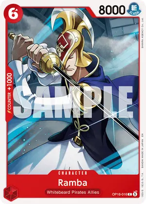 Carta Ramba OP16-016