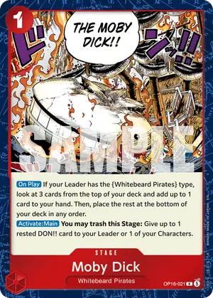 Carta Moby Dick OP16-021