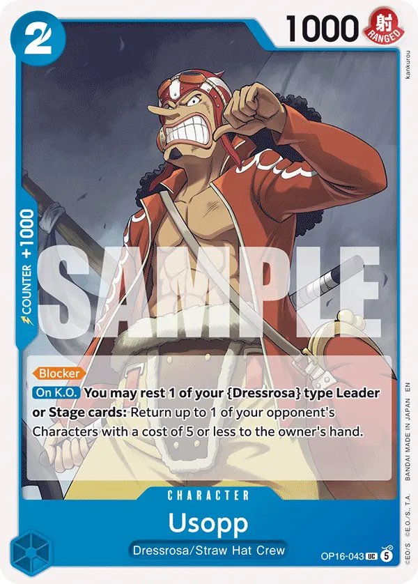 Carta Usopp OP16-043